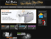 Tablet Screenshot of alibabatattoo.com